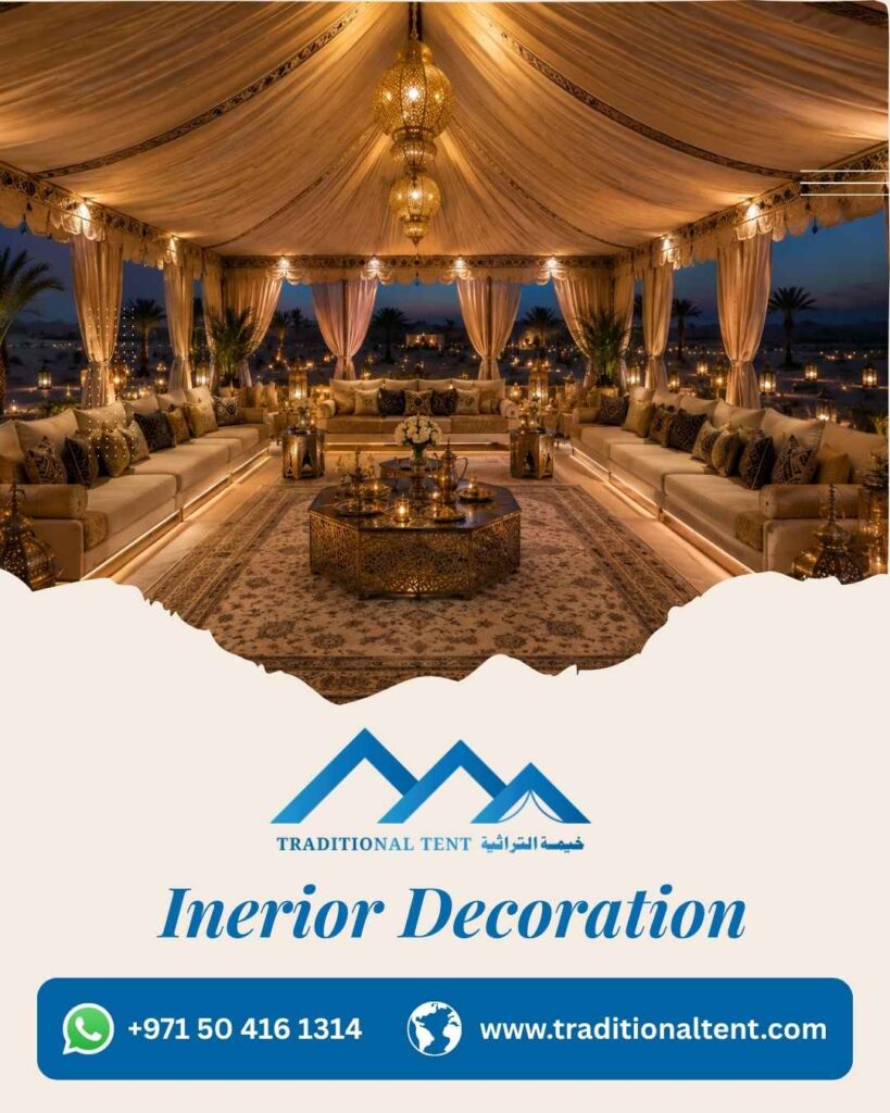 Interior Decoration for Tents in UAE