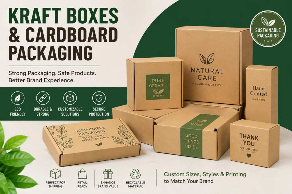 Kraft Boxes for Smart Packaging Solutions and Strong Brand Impact