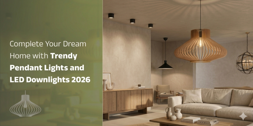 Complete Your Dream Home with Trendy Pendant Lights and LED Downlights 2026
