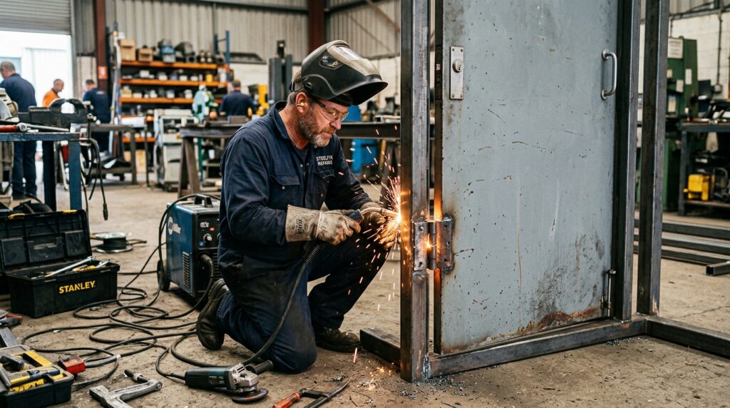 Steel Door Repairs: Office Building Safety Upgrades?