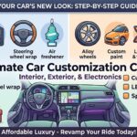 The Ultimate Car Customization Checklist: Interior, Exterior, & Electronics