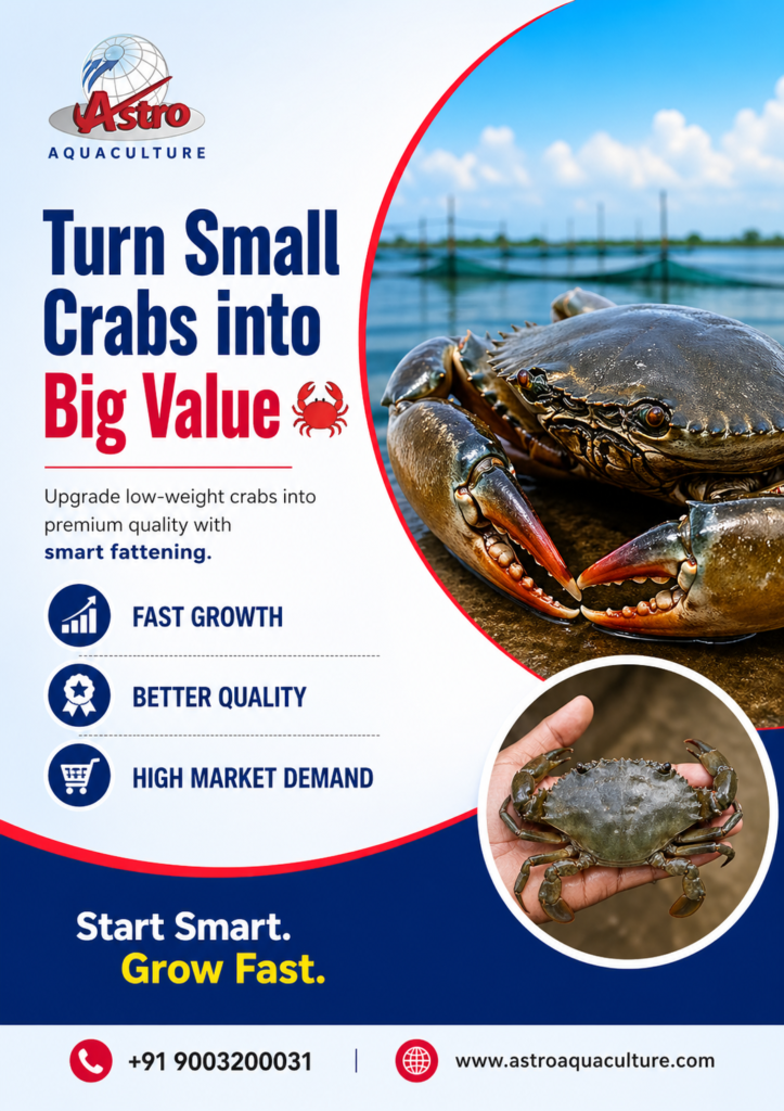 Mud Crab Fattening in India: Cost, Setup & Profit Analysis