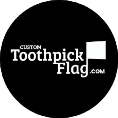 Custom Burger Toothpick Flag for Restaurant Branding and Food Promotion
