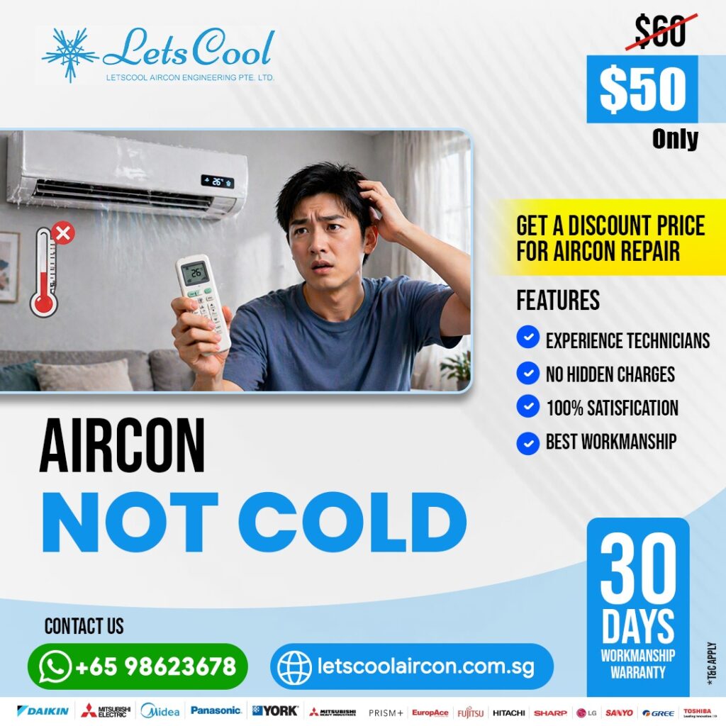 Aircon Not Cooling Quick Repair in Singapore