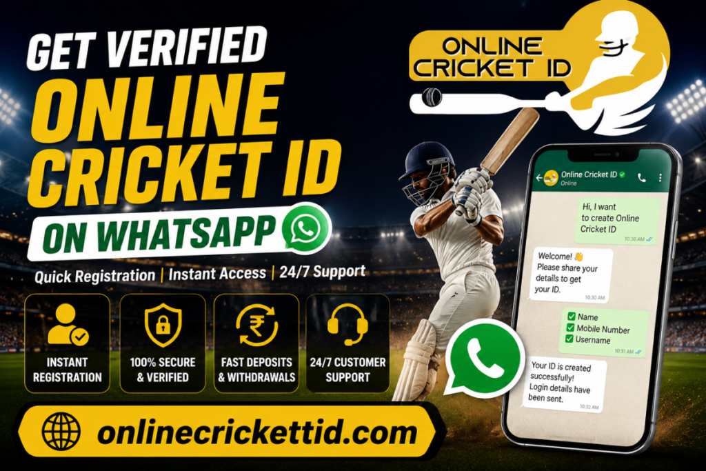Get Verified Online Cricket ID on WhatsApp