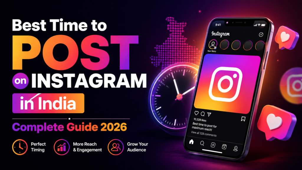 Best Time to Post on Instagram in India Complete Guide 2026