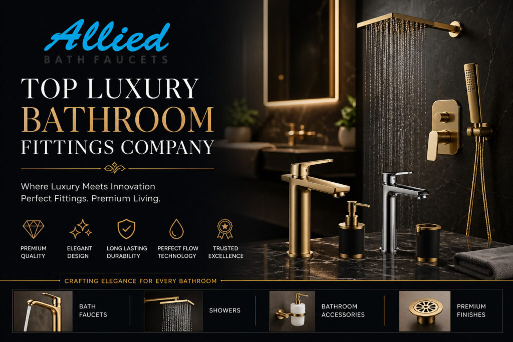 Top Luxury Bathroom Fittings Company for Contemporary Bathroom Solutions | Allied Tap