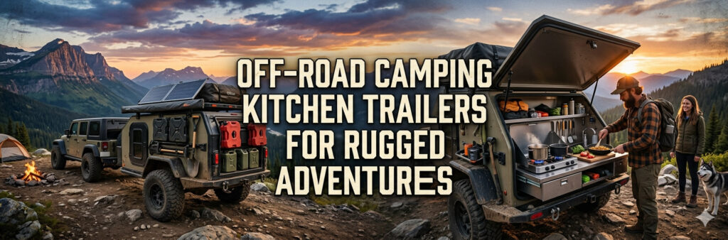 Off-Road Camping Kitchen Trailers for Rugged Adventures