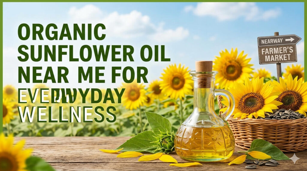 Organic Sunflower Oil Near Me for Everyday Wellness