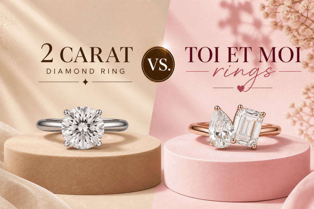 Best Engagement Rings in 2026: Toi et Moi vs. Women’s 2 Carat Diamond Ring