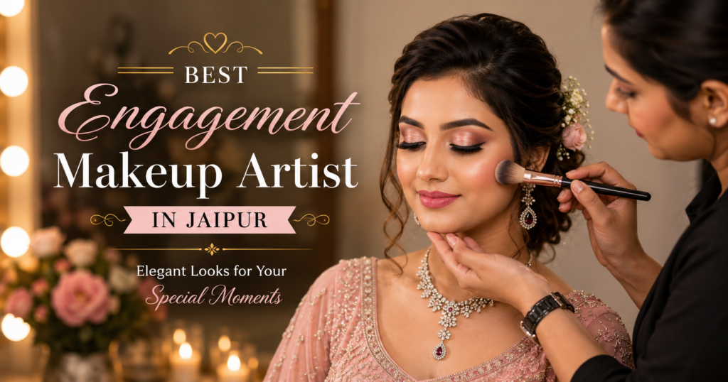 Best Engagement Makeup Artist in Jaipur for Elegant & Natural Looks