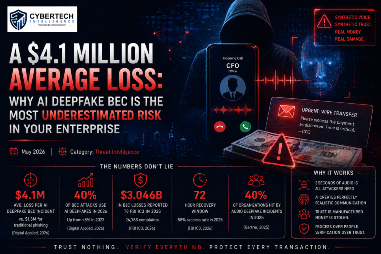 A $4.1 Million Average Loss: Why AI Deepfake BEC Is the Most Underestimated Risk in Your Enterprise