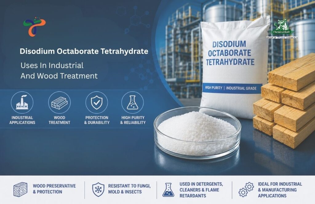 Disodium Octaborate Tetrahydrate in Wood Preservation and Industrial Chemical Applications