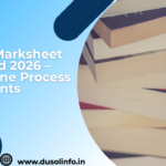 DU SOL Marksheet Download 2026 – Easy Online Process for Students