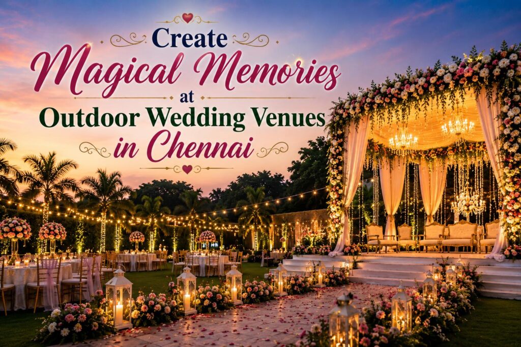 Discover the Perfect Outdoor Wedding Venues in Chennai for Your Big Day