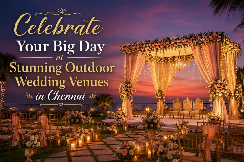 Celebrate Your Big Day at Stunning Outdoor Wedding Venues in Chennai