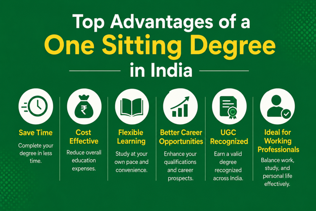 Advantages of One Sitting Degree: Why Students Choose It in 2026