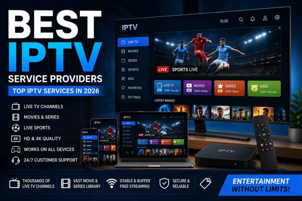 Best IPTV 2026 – Top IPTV Services for Live TV, Sports & Movies
