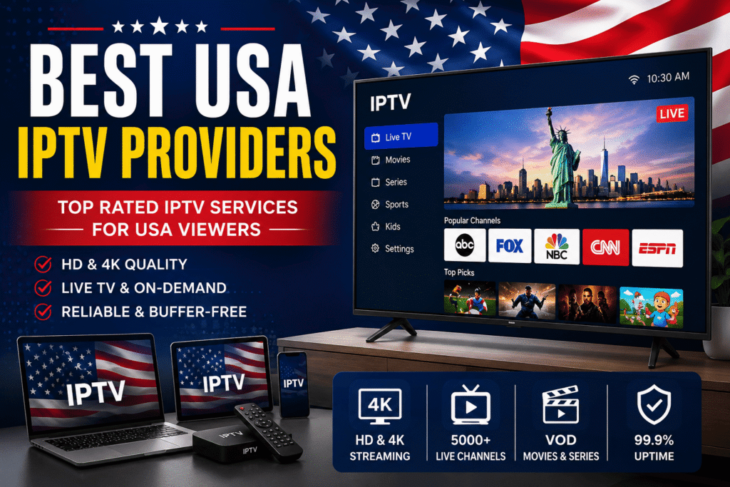 USA IPTV Provider – Complete IPTV Guide 2026