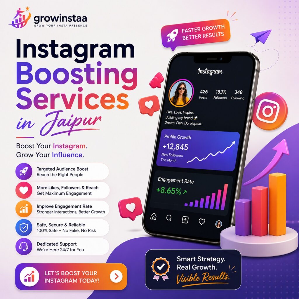 Growinstaa – Instagram Boosting Services in Jaipur