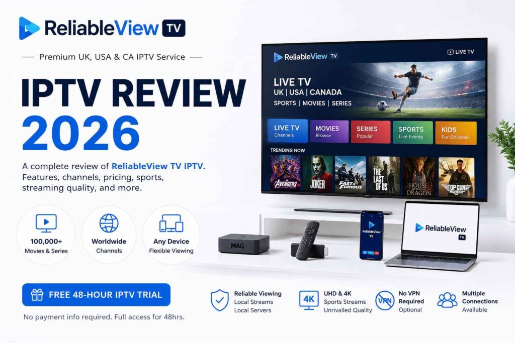 Best IPTV 2026 – Top IPTV Services, Apps & Streaming Guide