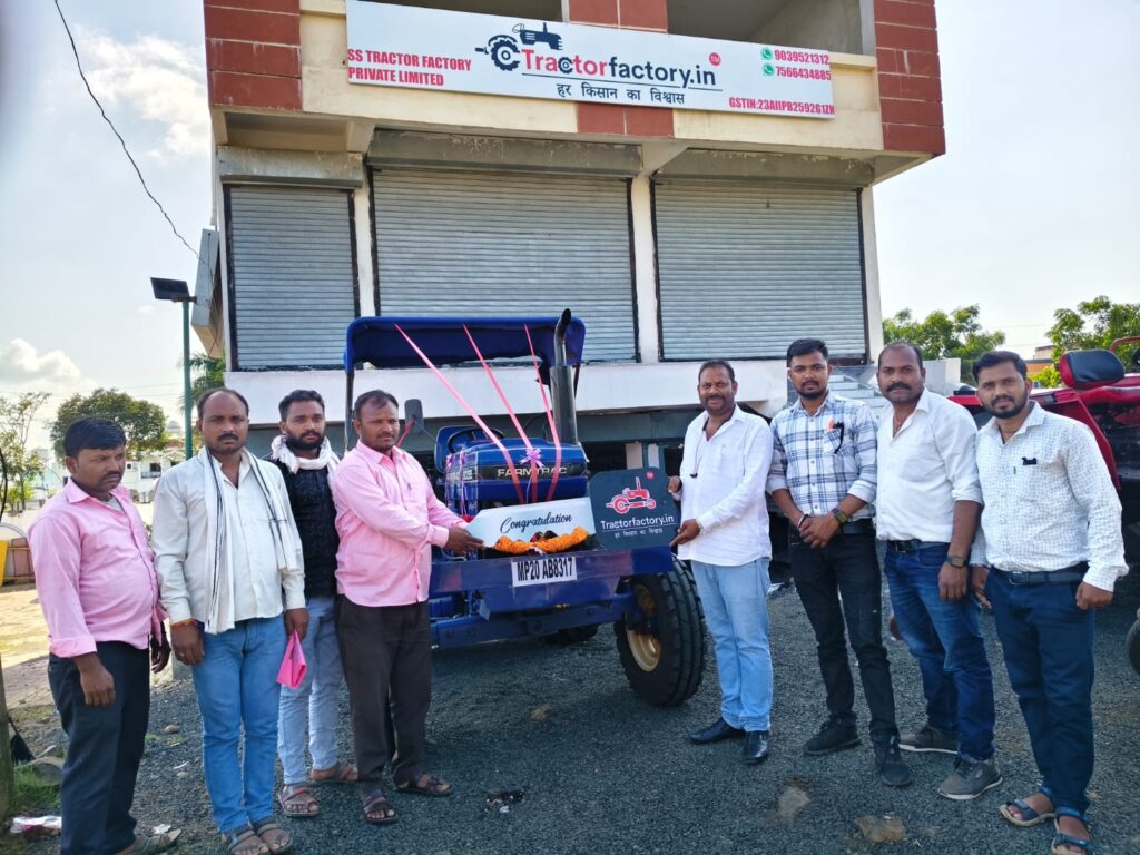 An old tractor in Indore provides a practical alternative