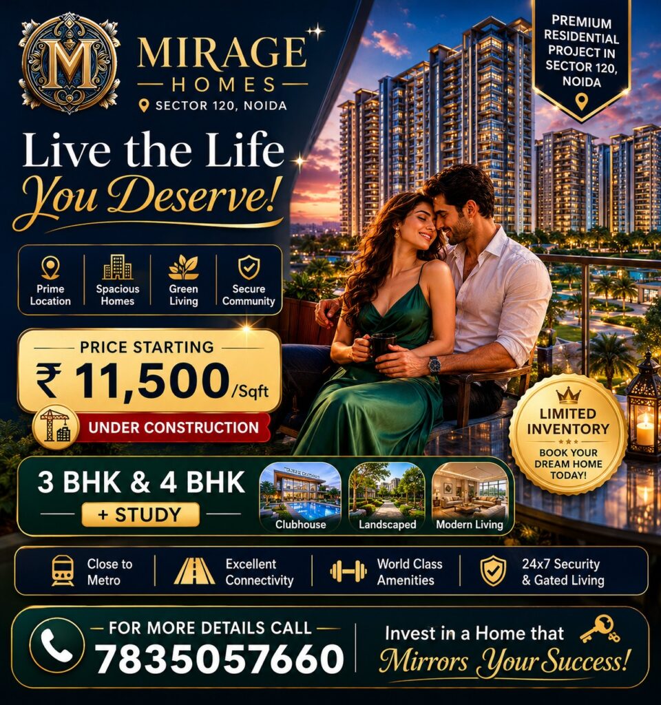 RG Mirage Noida – Not Every Home Search Ends Here, But Many Start Here