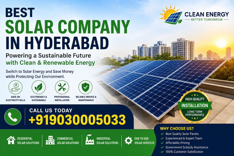 Best Solar Installation Services in Hyderabad – Complete Guide to Choosing the Right Solar Partner