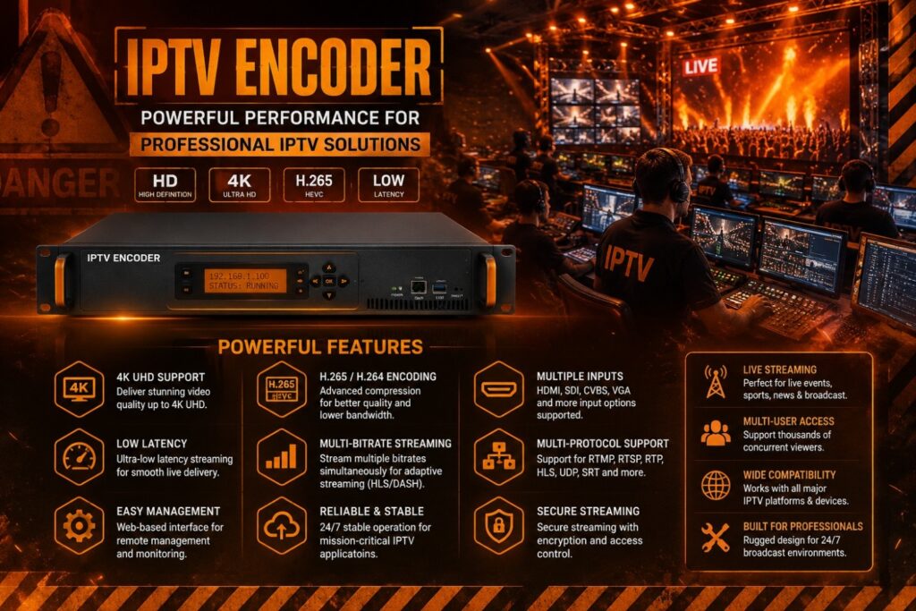 IPTV Encoder Guide 2026: Features, Benefits & Best Solutions