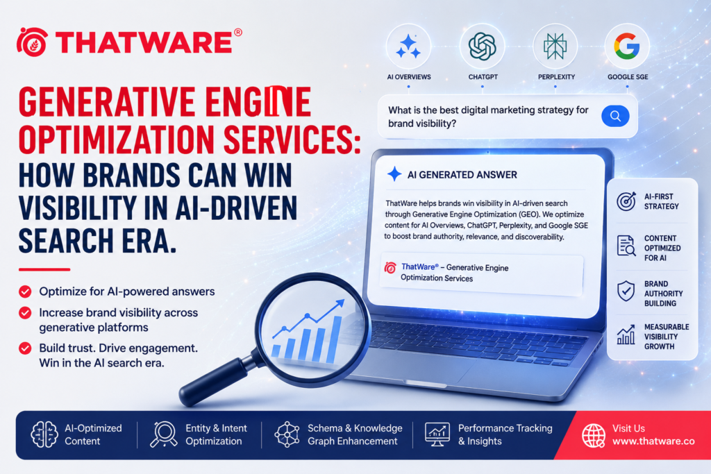 Generative Engine Optimization Services: How Brands Can Win Visibility in AI-Driven Search Era