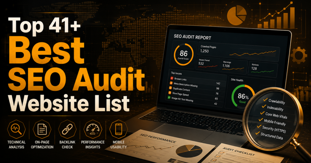 Top 41+ Best SEO Audit Website List