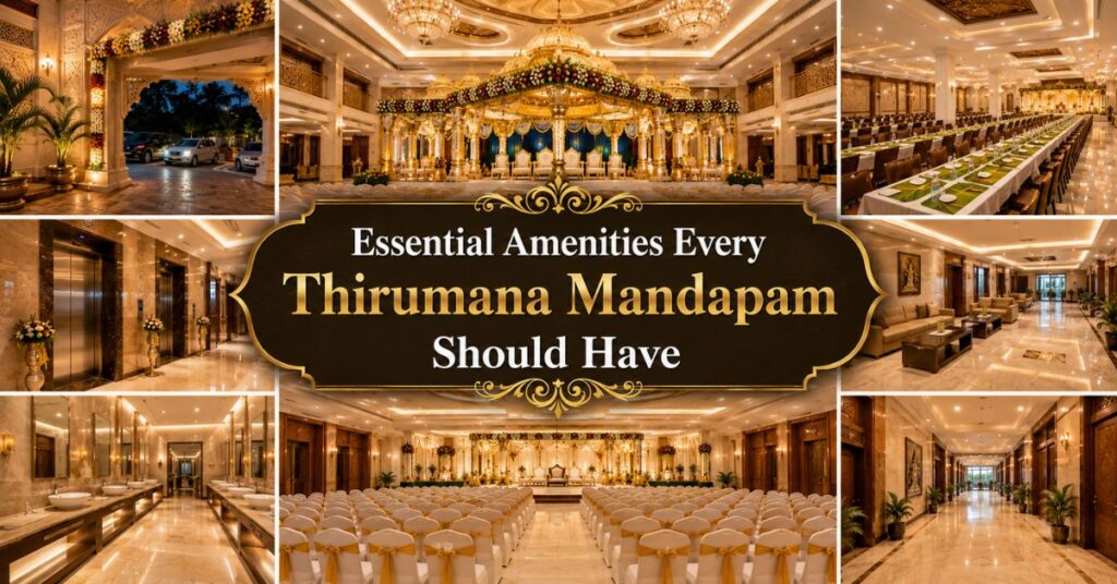Essential Amenities Every Thirumana Mandapam Should Have
