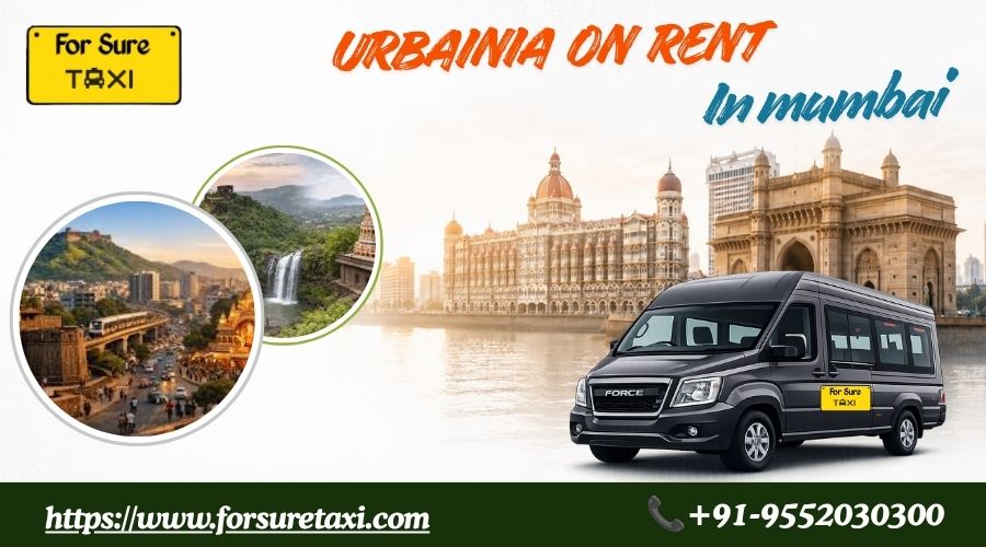 Force Urbania on Rent in Mumbai from ₹30/Km | 9 to 17 Seater