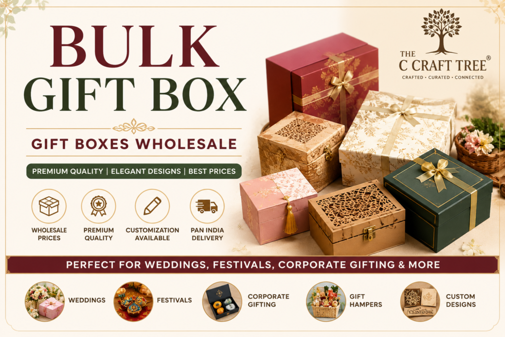 Where to Buy Gift Boxes in Bulk in Agra | Wedding & Corporate Packaging