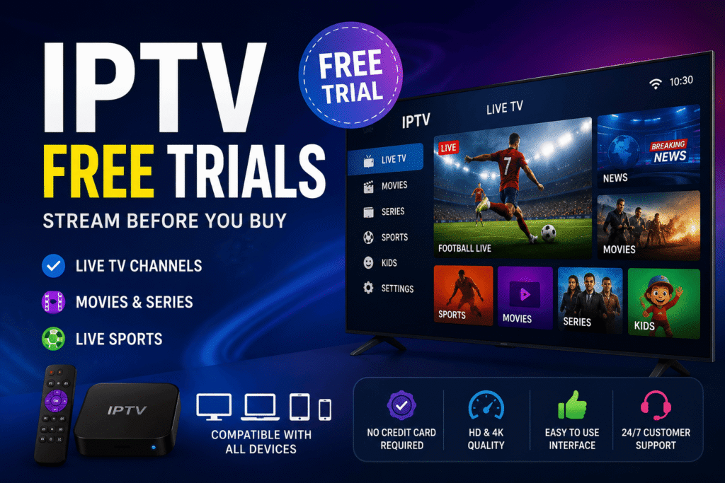 IPTV Free Trial: The Best Way to Test IPTV Services Before Buying