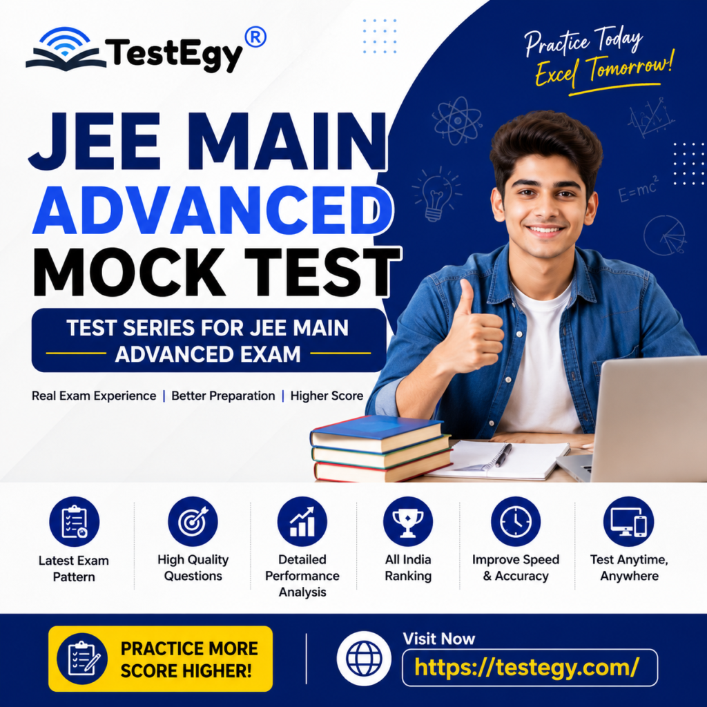 JEE Main Advanced Mock Test- Test Series for JEE Main Advanced Exam