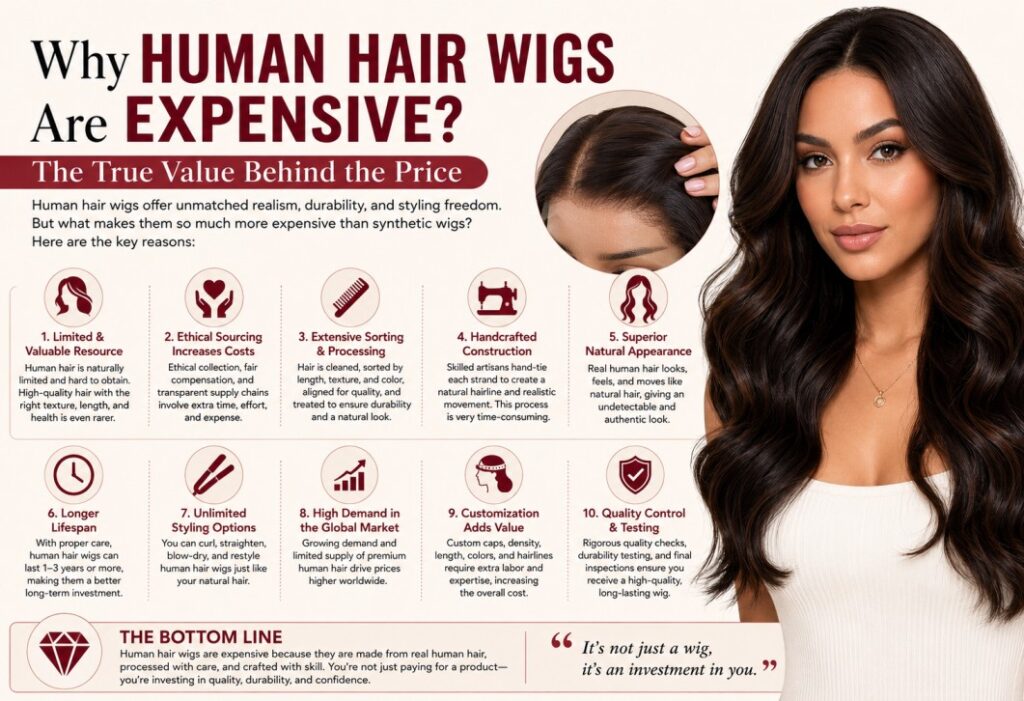 Why Human Hair Wigs Are Expensive