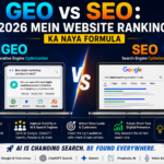 SEO vs GEO: Website Ranking Ka Future Kya Hai?