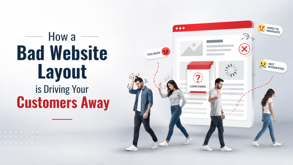 How a Bad Website Layout is Driving Your Customers Away