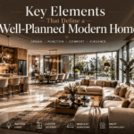 Key Elements That Define a Well-Planned Modern House