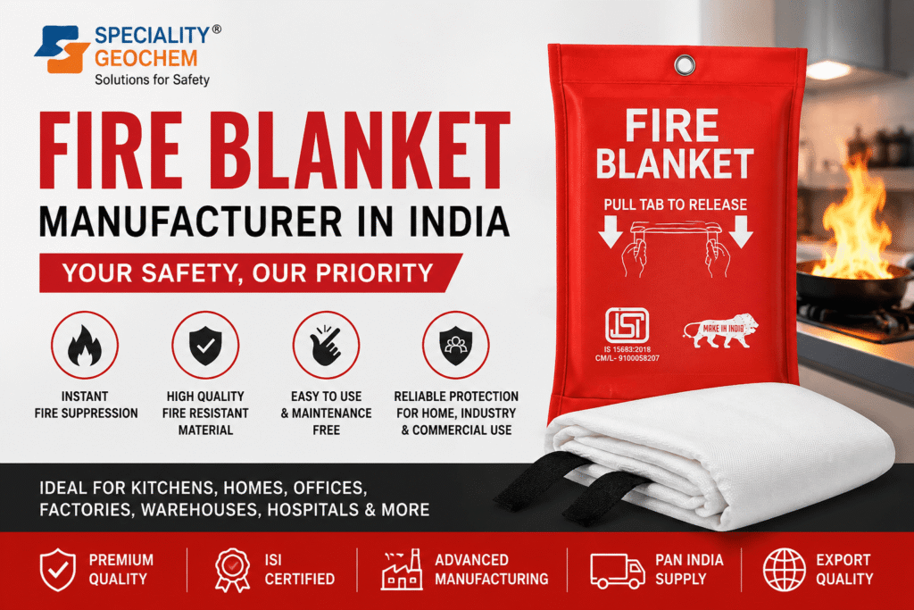 Fire Blanket Manufacturer in India: Why Every Home and Workplace Needs This Essential Fire Safety Tool