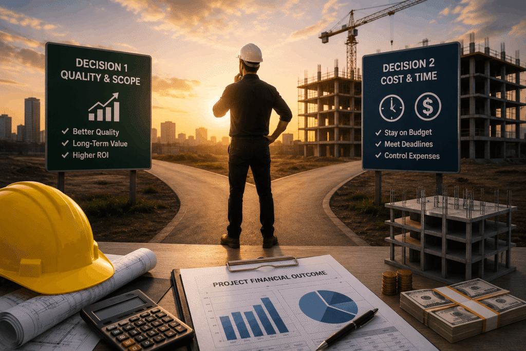 The Two Decisions That Define Every Construction Project’s Financial Outcome