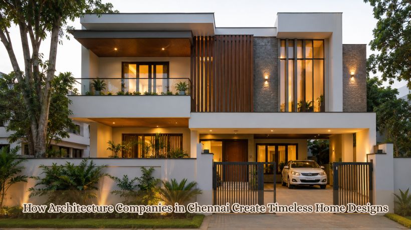 How Architecture Companies in Chennai Create Timeless Home Designs