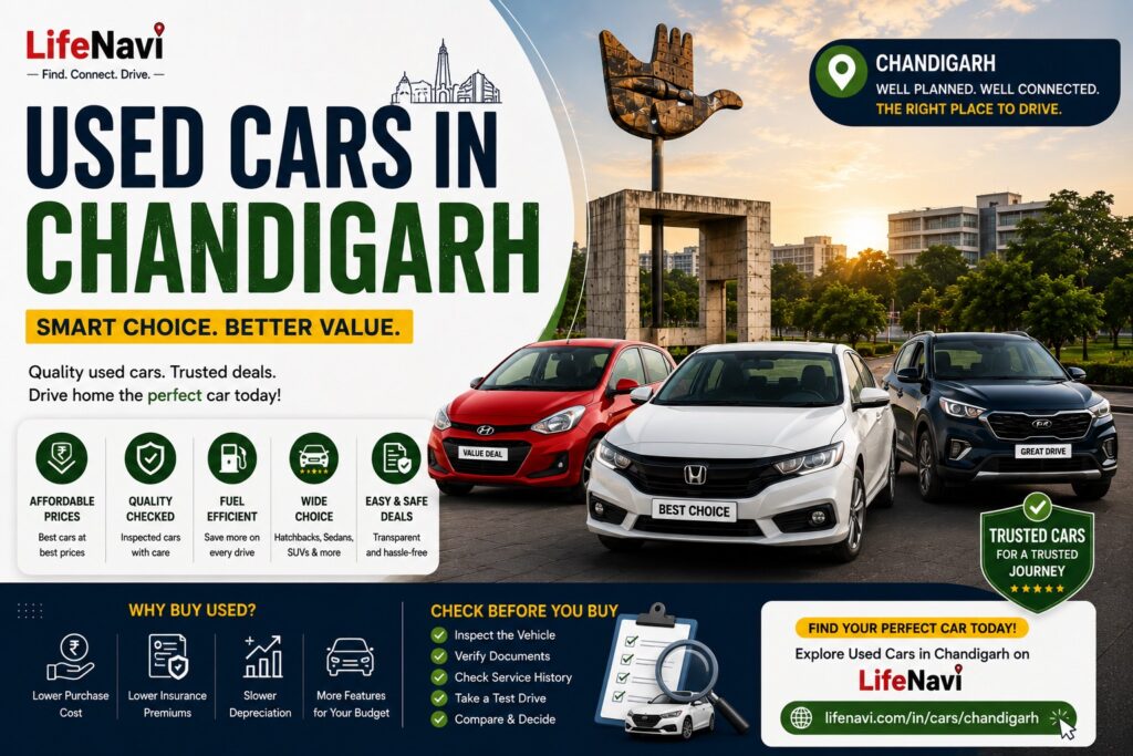 Used Cars in Chandigarh: A Smart Way to Own Your Next Car | Lifenavi