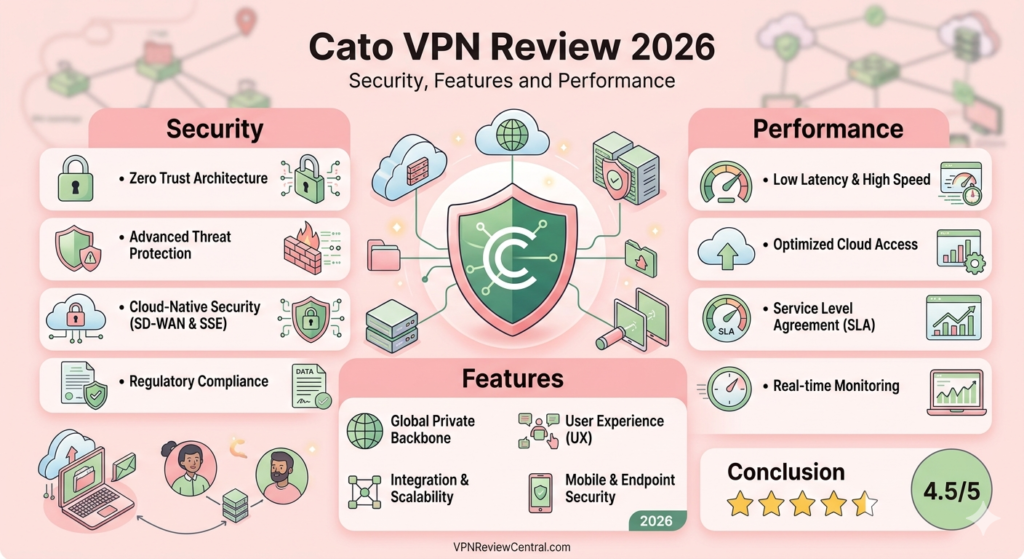 Cato VPN Review 2026: Security, Features and Performance