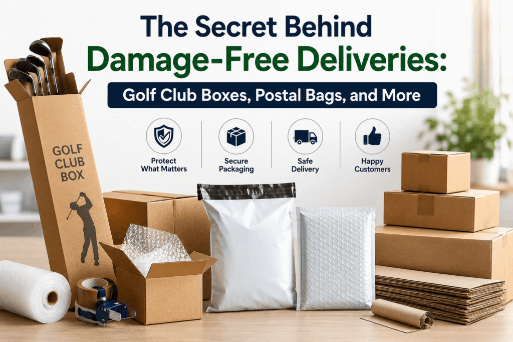The Secret Behind Damage-Free Deliveries: Golf Club Boxes, Postal Bags, and More