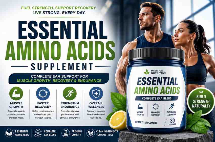 Essential Amino Acids Supplement for Muscle Health