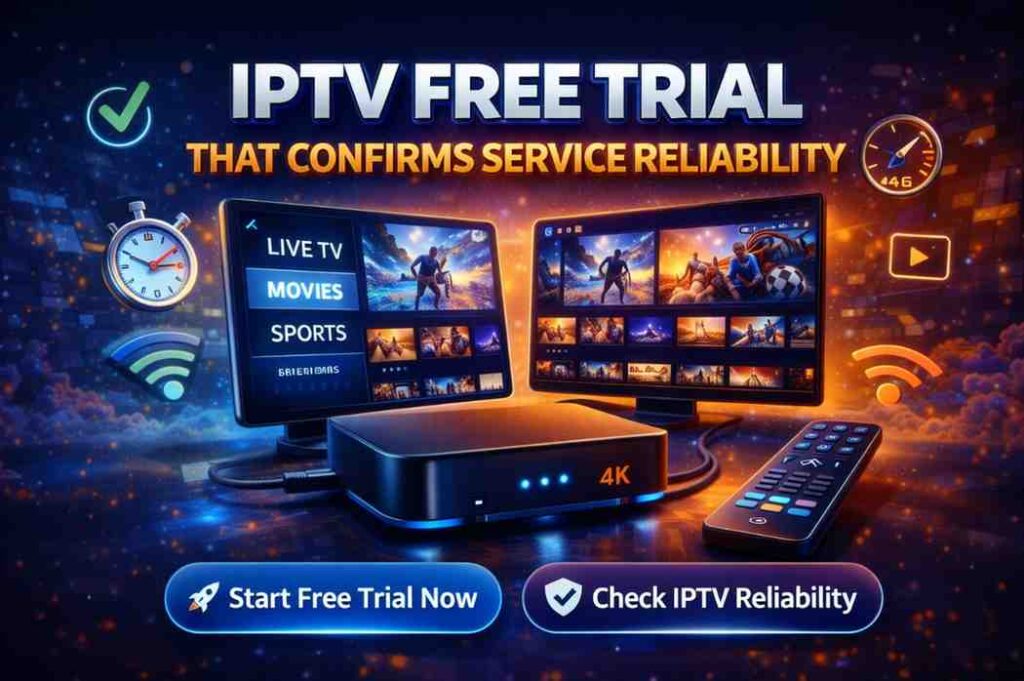 IPTV Free Trial Portal for Live and On-Demand Content