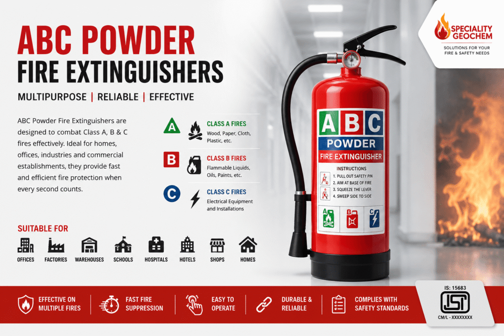 ABC Powder Fire Extinguishers: The Smart Choice for Complete Fire Protection