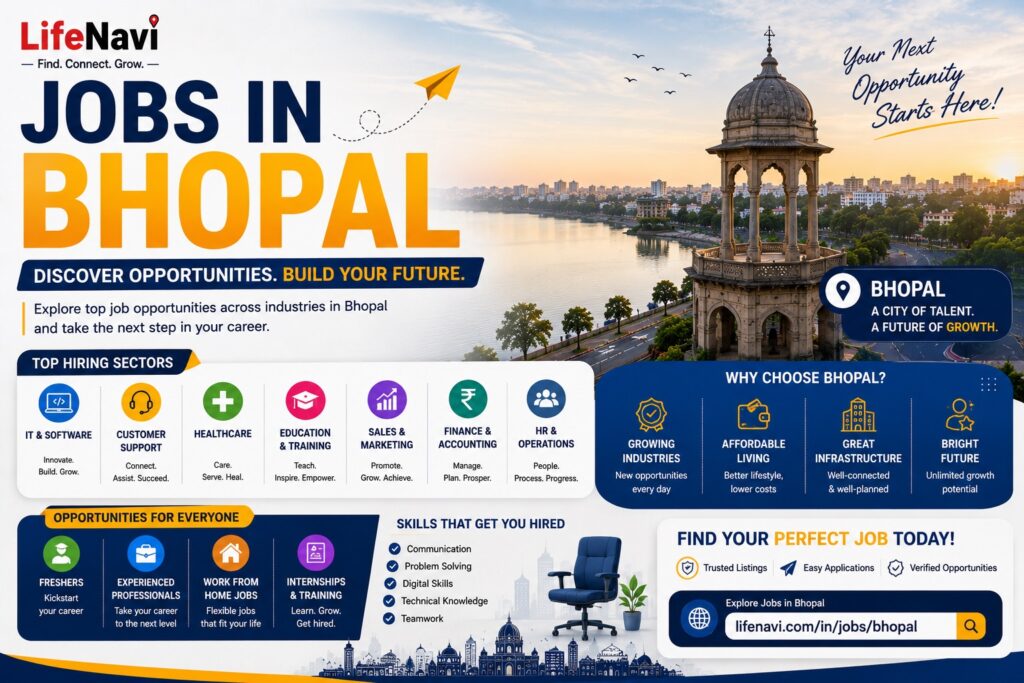 Jobs in Bhopal: Growing Career Opportunities Across Industries | Lifenavi
